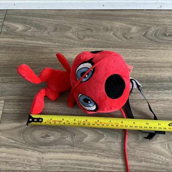 Miraculous Tales of Ladybug Tiki 9" Plush with Carry Strap Zag Spirit - Picture 5 of 5